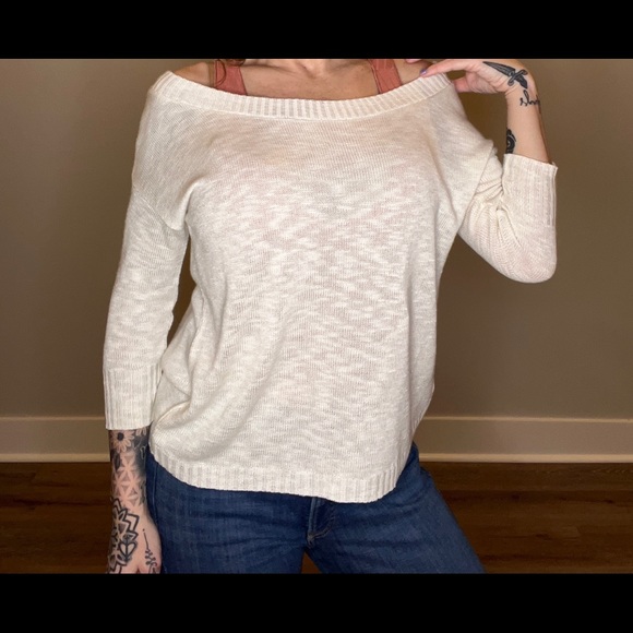 Express twisted open back sweater - Picture 7 of 15